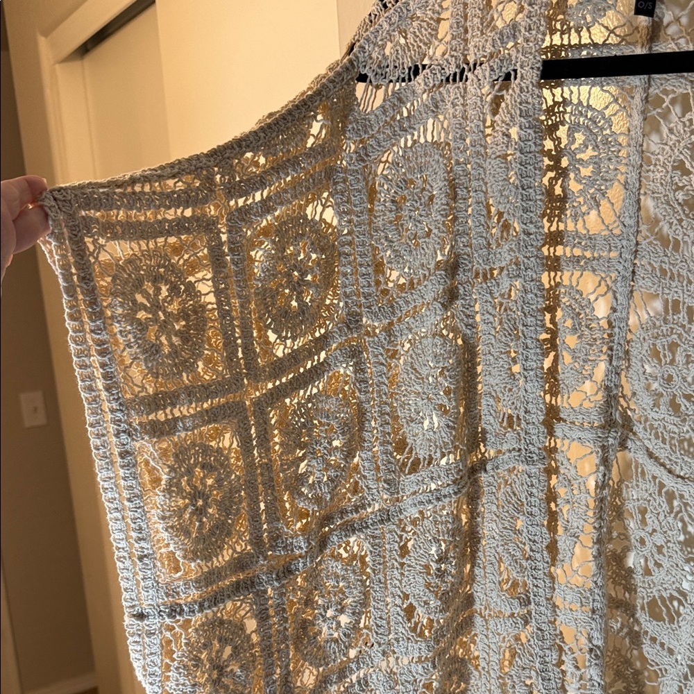 Torrid Cream Crochet Ruana - Picture 3 of 4